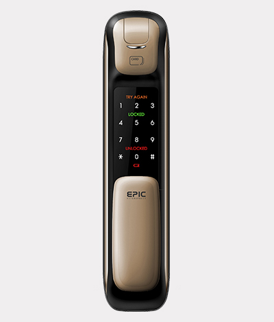 EPIC New Push Pull Digital Lock (4 in 1)