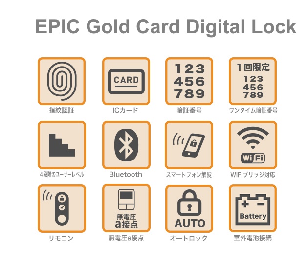 EPIC Gold Card Digital Lock