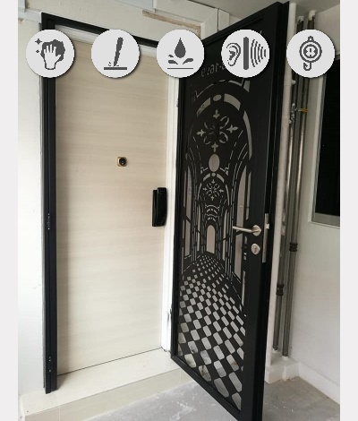 In House Laminate Solid Main Wooden Door