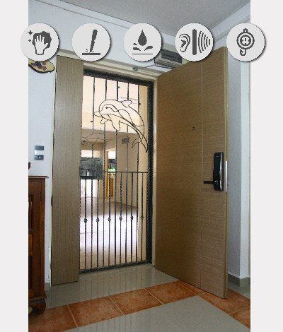 Veneer Solid HDB Main Wooden Door