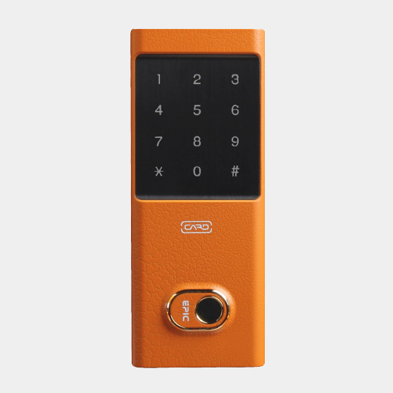 EPIC-7G-Designer-Gate-Digital-Lock-Summer-Orange-Front