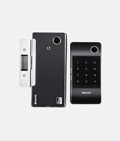 Keywe-Damian-Dual-Fingerprint-Gate-Lock-Keypad