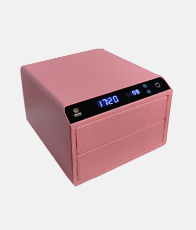 NIKAWA Feramo Leather Smart Safe box – Sakura Pink